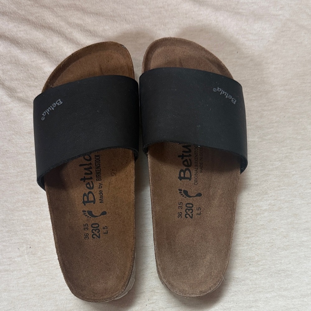 Birkenstock Black Slide Sandals